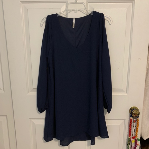 Navy Dress - Picture 1 of 3